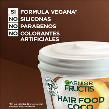 mascarilla hair food coco garnier fructis viral beauty garnier