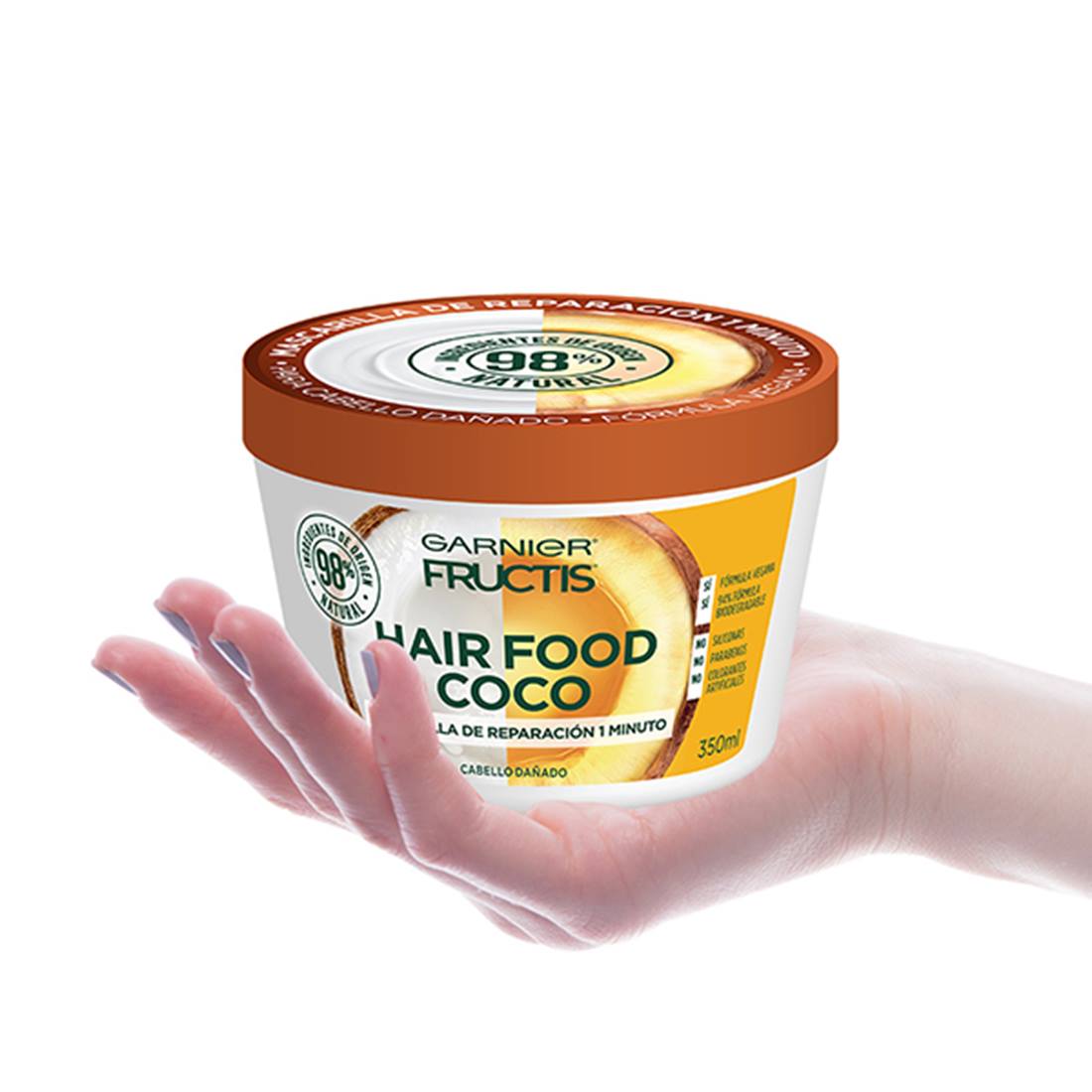 Tratamiento Hair Food Coco Fructis 350 ml Garnier