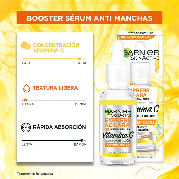 Booster Sérum Anti Manchas Cruelty Free Garnier Colombia