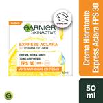 crema hidratante express aclara fps 30
