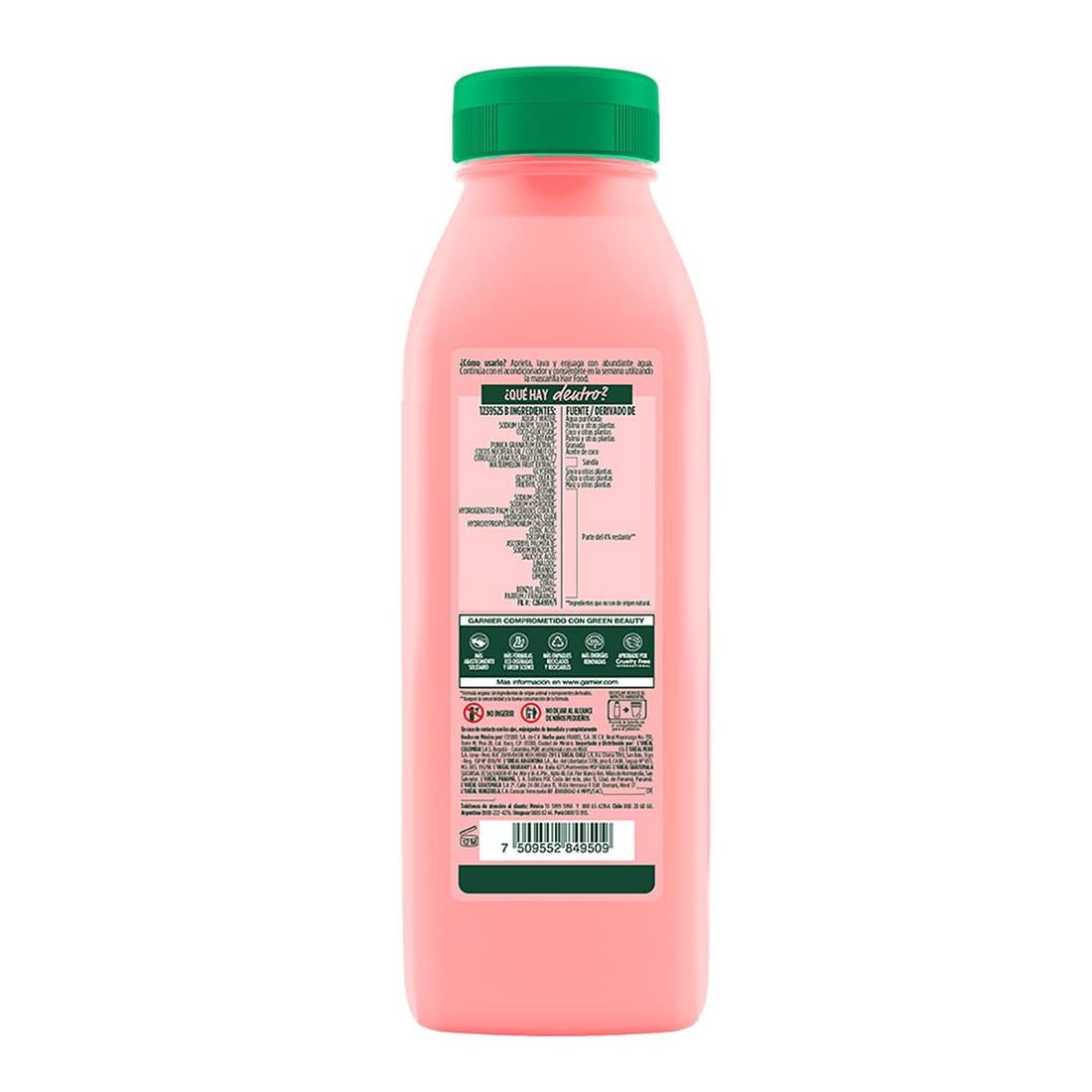 Hair Food Shampoo de Sandía para Cabello Normal Garnier